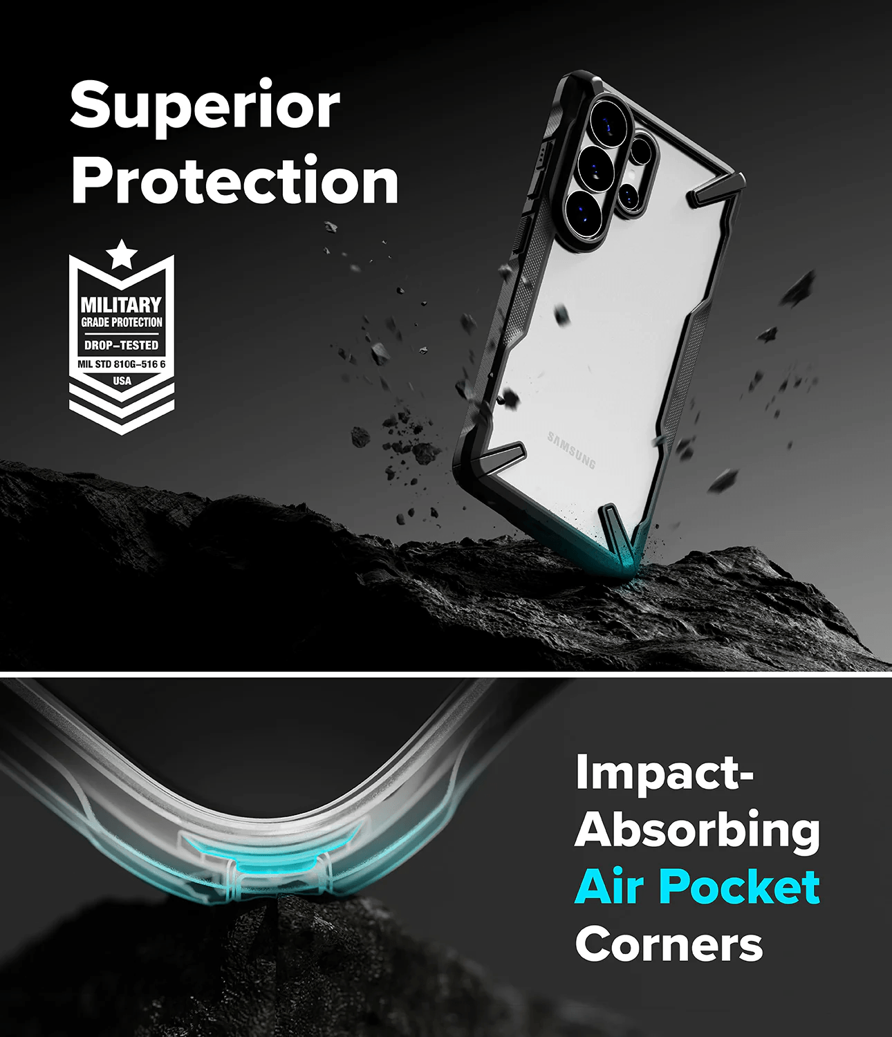Estuche para Galaxy S26 Ultra - Ringke Fusion-X