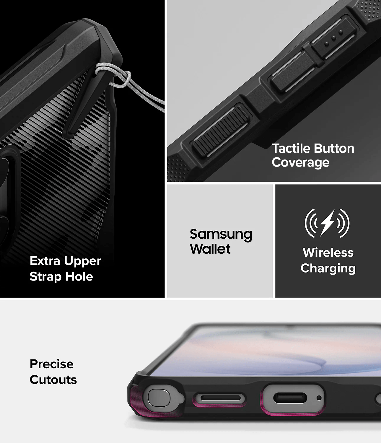 Estuche para Galaxy S26 Ultra - Ringke Fusion-X