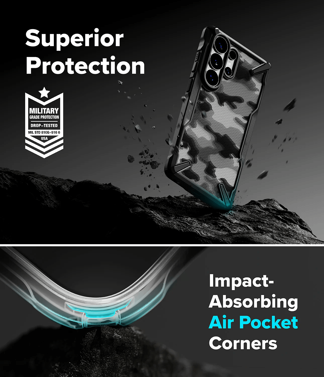 Estuche para Galaxy S26 Ultra - Ringke Fusion-X