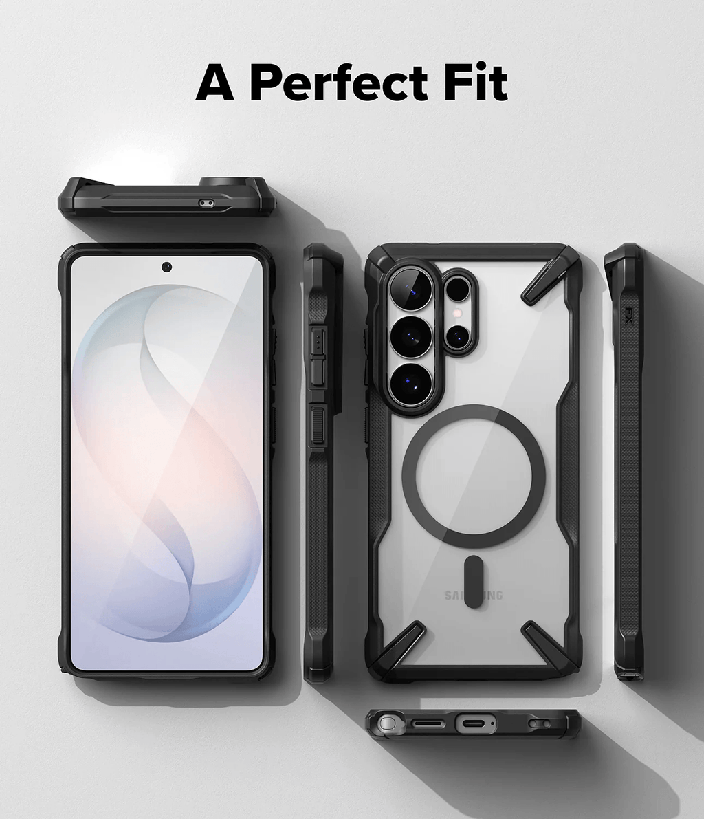 Estuche para Galaxy S26 Ultra - Ringke Fusion-X Magnetic - Black