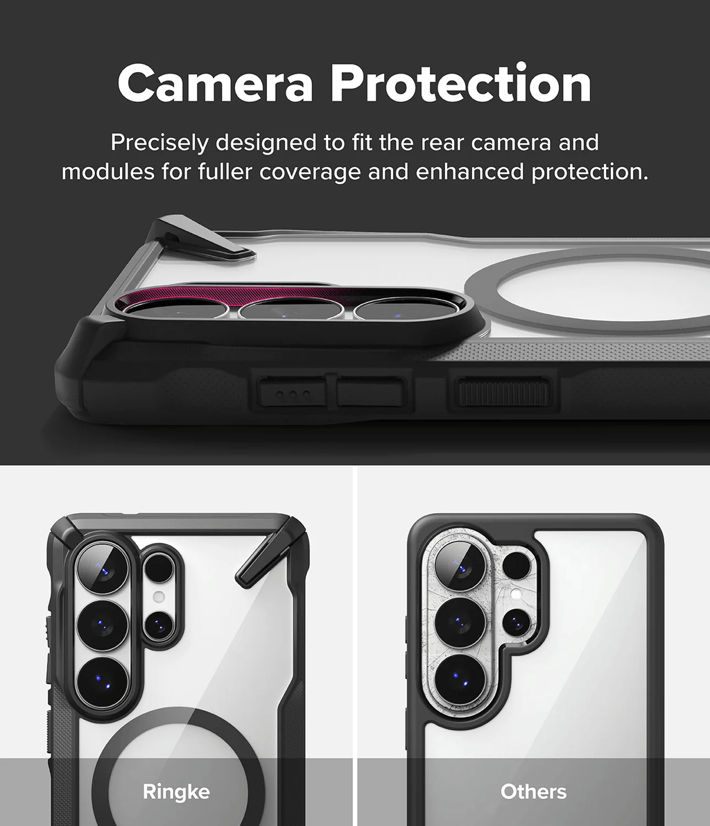 Estuche para Galaxy S26 Ultra - Ringke Fusion-X Magnetic - Black