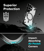 Estuche para Galaxy S26 Ultra - Ringke Fusion-X Magnetic - Black
