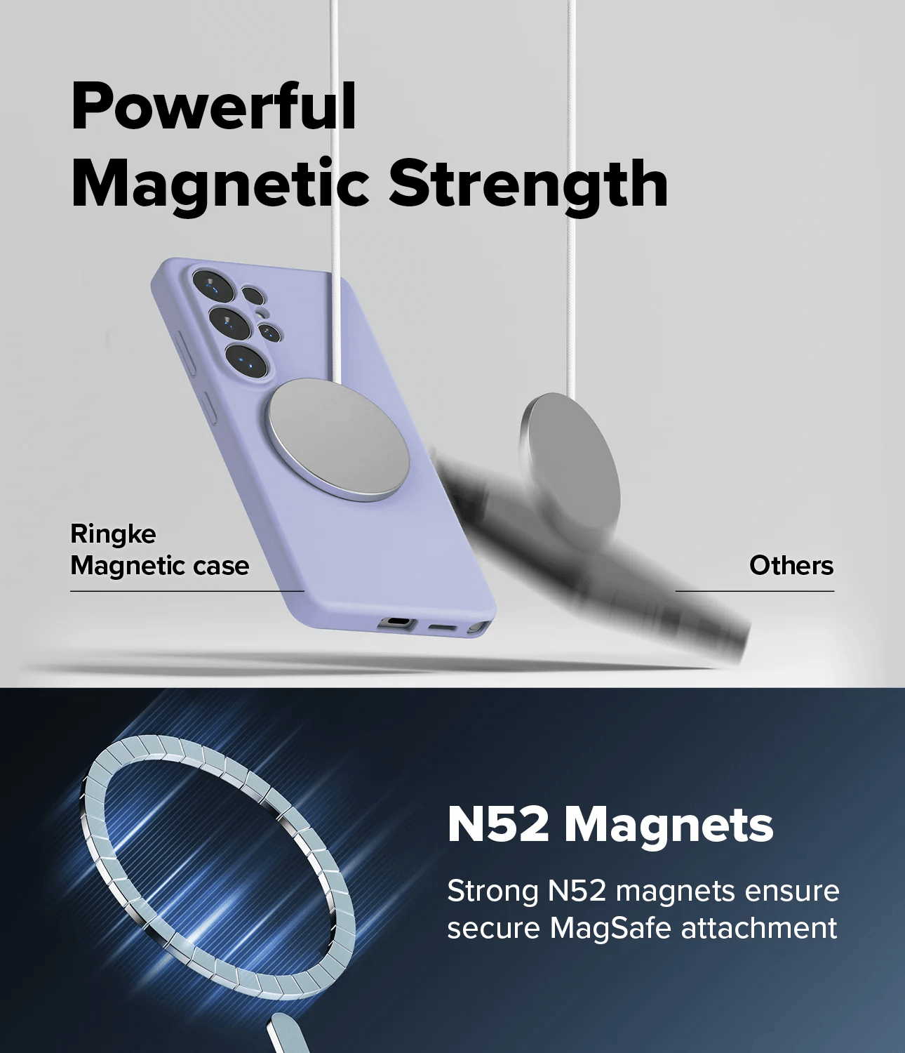 Estuche para Galaxy S26 Ultra - Ringke Silicone Magnetic