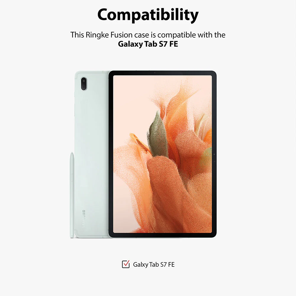 Estuche para Galaxy Tab S7 FE - Ringke Fusion Clear
