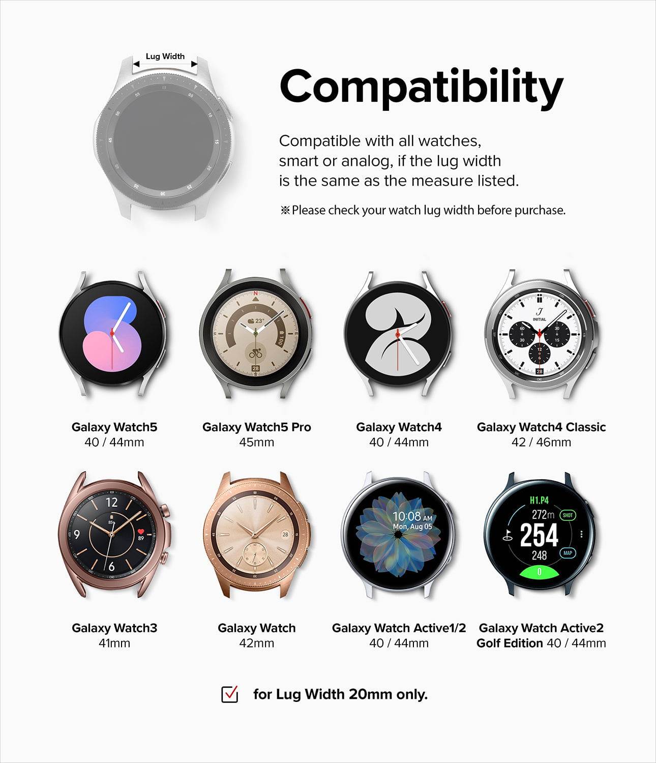 Pulsera para Galaxy Watch - Ringke Rubber One Bold