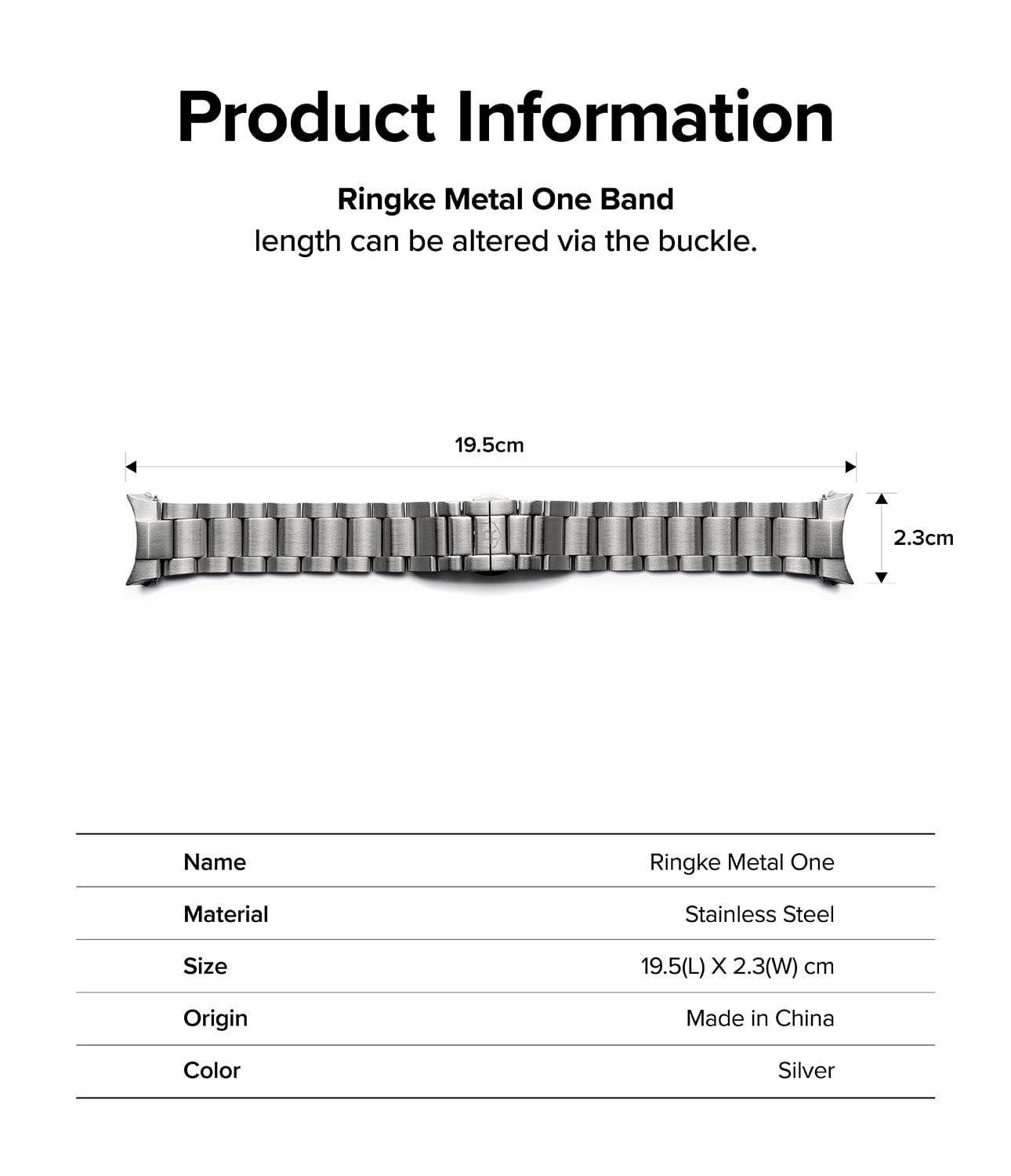 Pulsera para Galaxy Watch - Ringke Metal One
