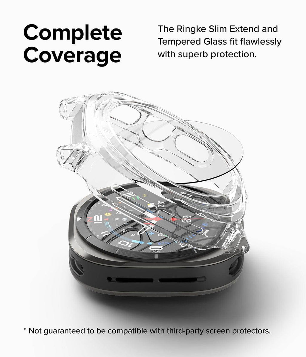 Estuche para Galaxy Watch Ultra - Ringke Slim Extend + Glass Combo