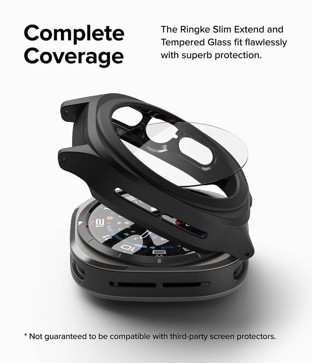 Estuche para Galaxy Watch Ultra - Ringke Slim Extend + Glass Combo
