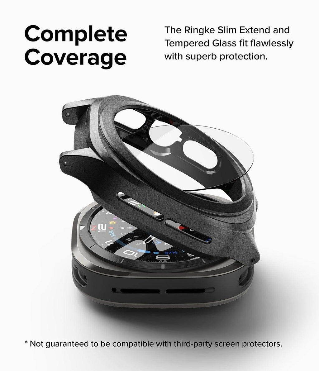 Estuche para Galaxy Watch Ultra - Ringke Slim Extend + Glass Combo