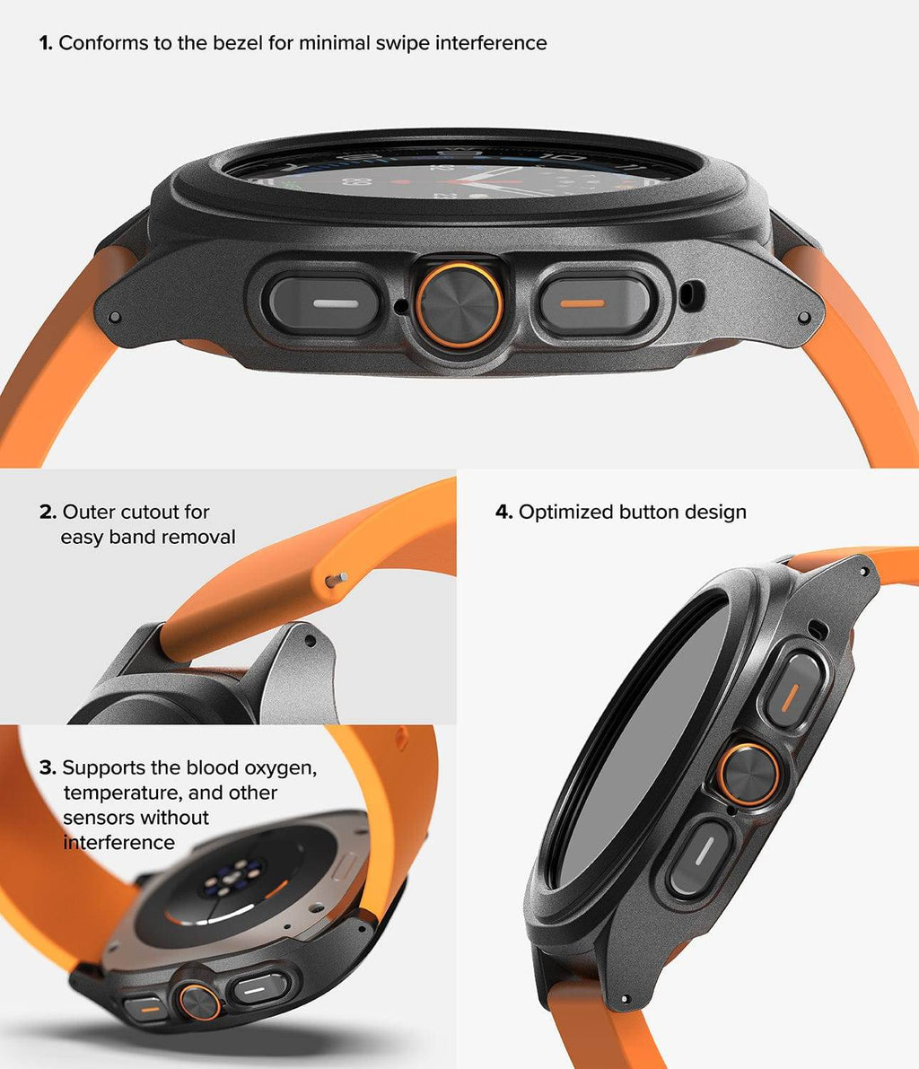Estuche para Galaxy Watch Ultra - Ringke Slim Extend + Glass Combo