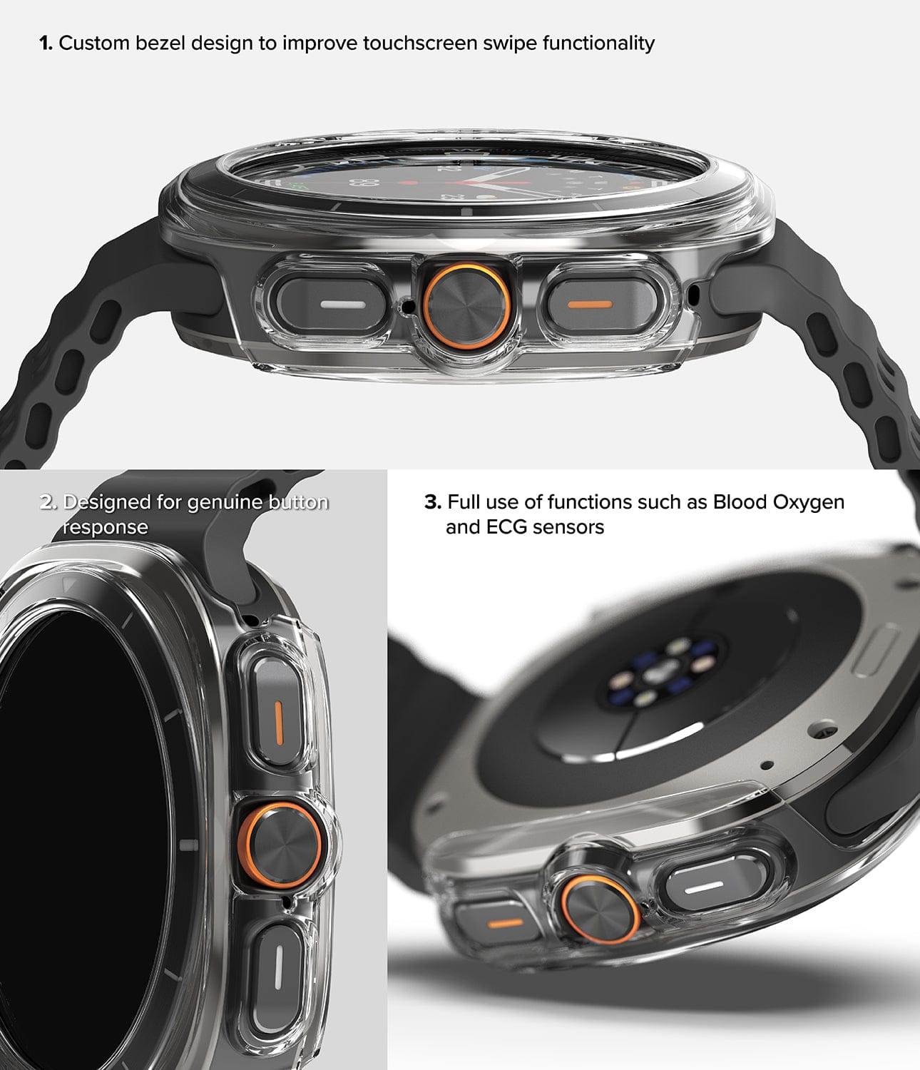 Estuche para Galaxy Watch Ultra - Ringke Slim + Glass Combo