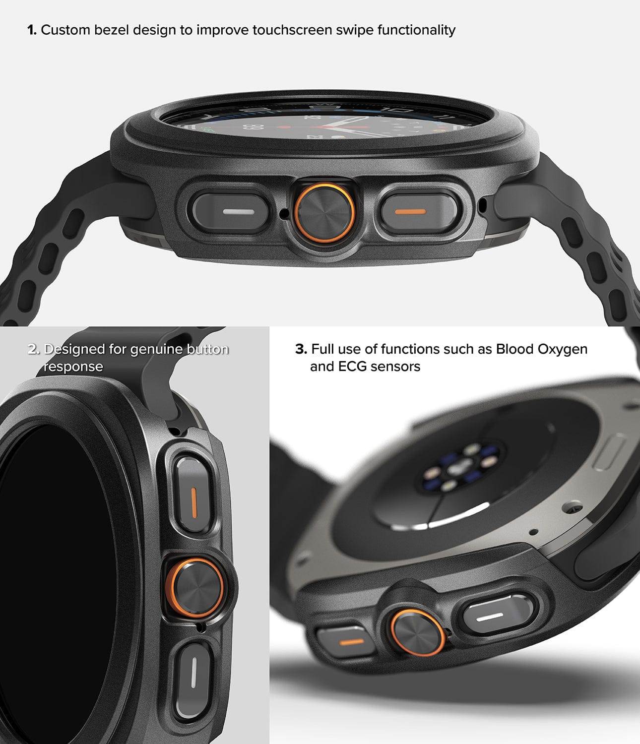 Estuche para Galaxy Watch Ultra - Ringke Slim + Glass Combo