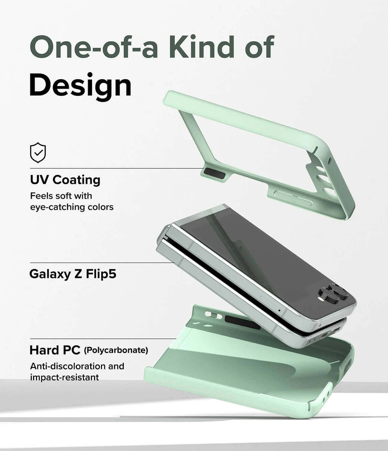 Estuche para Galaxy Z Flip 5 - Ringke Slim Color Magnetic