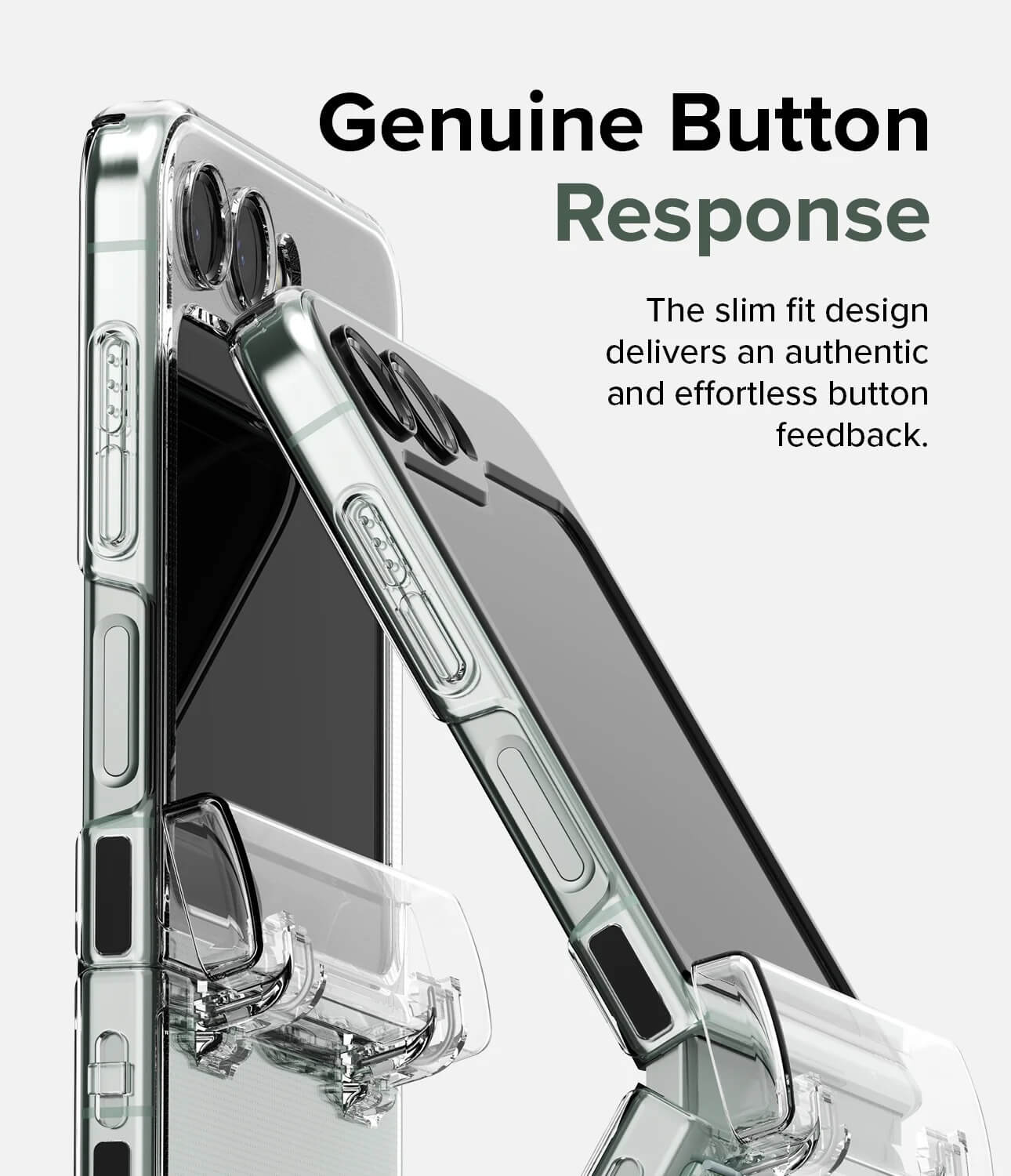 Estuche para Galaxy Z Flip 5 - Ringke Hinge Clear