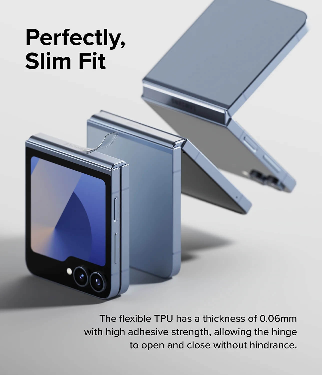 Combo Protector para Galaxy Z Flip7 FE / 6 - Ringke 3-in-1 Protector Dual Easy Film 2P + Cover Display 2P + Hinge Dual Easy 2P