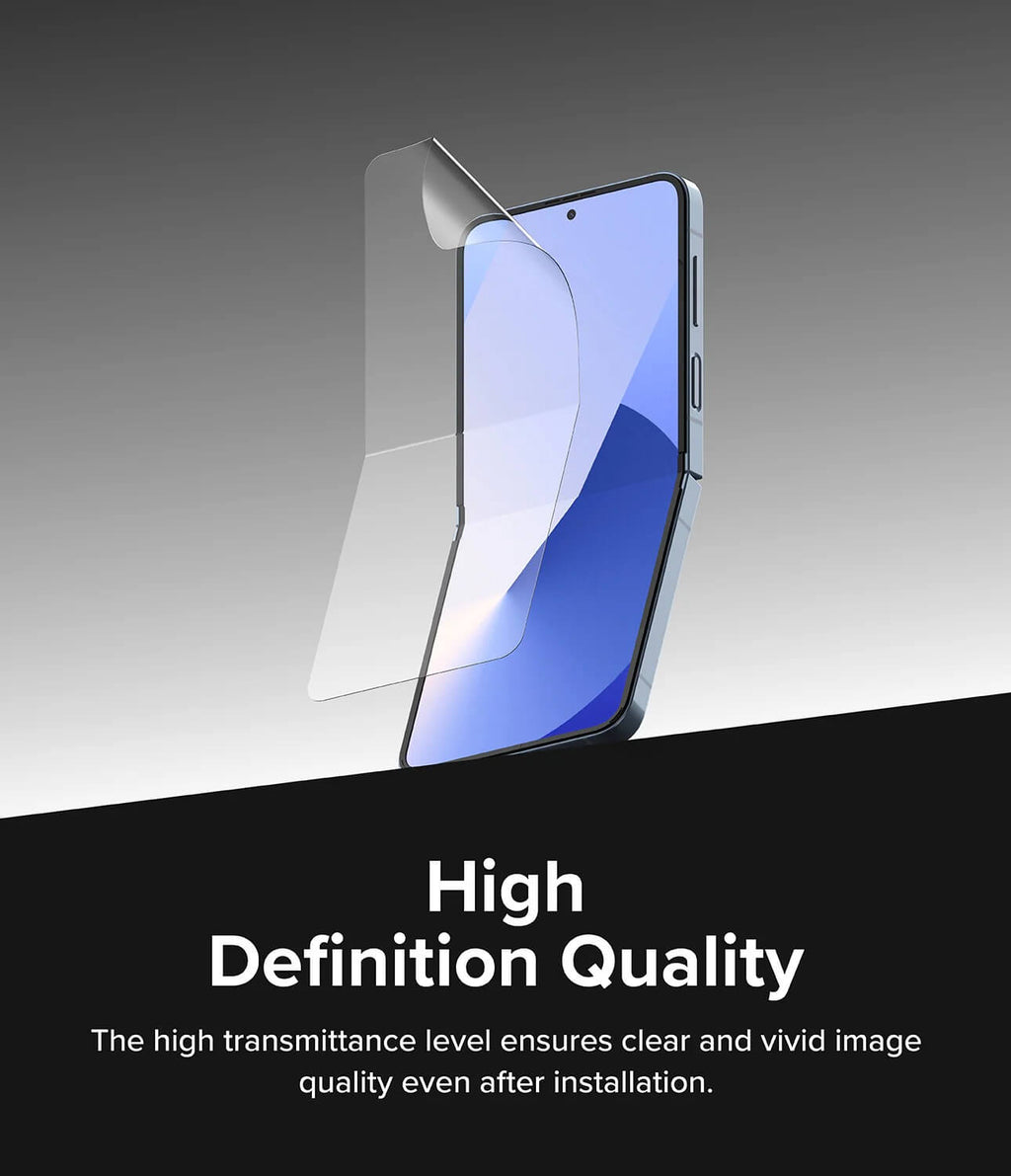 Protector de Pantalla para Galaxy Z Flip 6 - Ringke Dual Easy Film (Pack de 2)