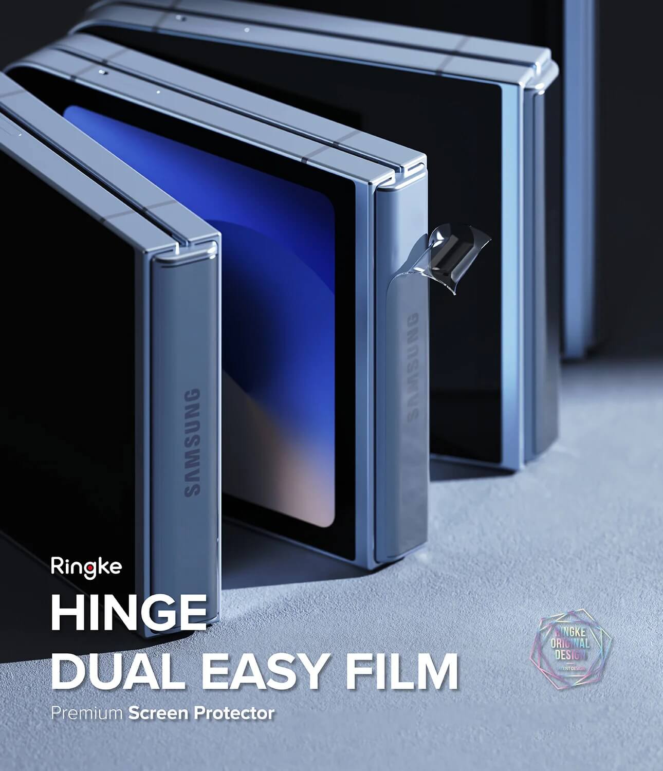 Protector de Pantalla para Galaxy Z Flip 6 / Z Flip 5 / Z Flip 4 - Ringke Hinge Dual Easy Film