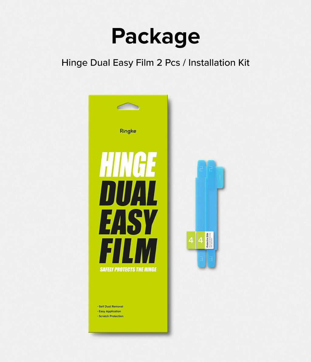 Protector de Pantalla para Galaxy Z Flip 6 / Z Flip 5 / Z Flip 4 - Ringke Hinge Dual Easy Film