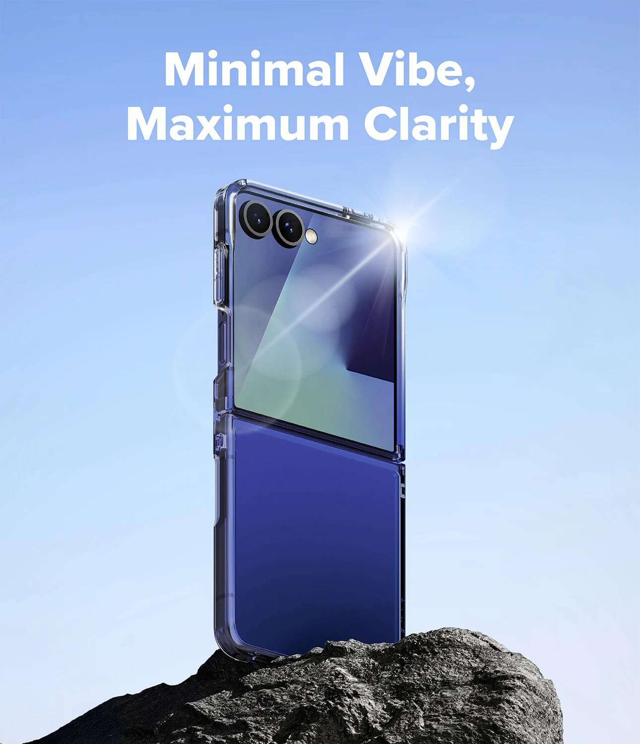 Estuche para Galaxy Z Flip 7 - Ringke Fusion Transparente