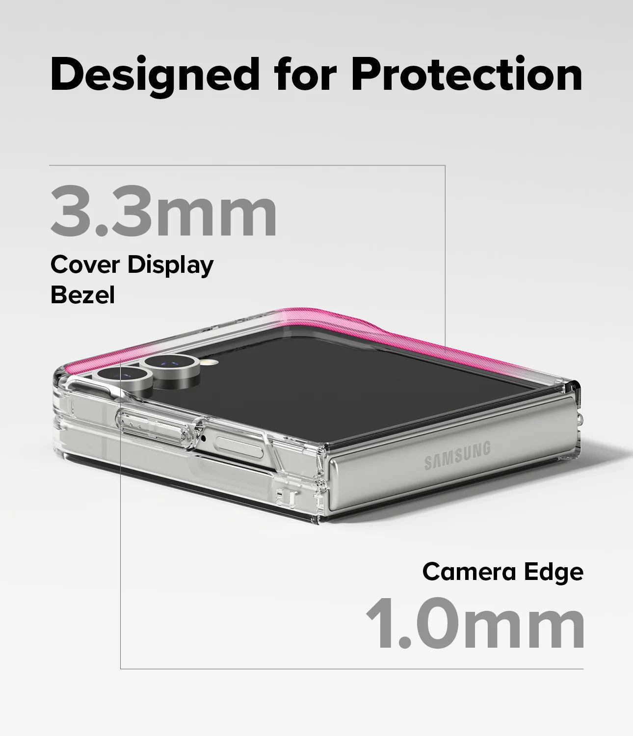 Estuche para Galaxy Z Flip 7 - Ringke Fusion Magnetic Transparente