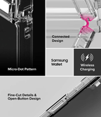 Estuche para Galaxy Z Flip 8 - Ringke Fusion Flap Magnetic - Clear
