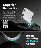 Estuche para Galaxy Z Flip 8 - Ringke Fusion Flap Magnetic - Clear