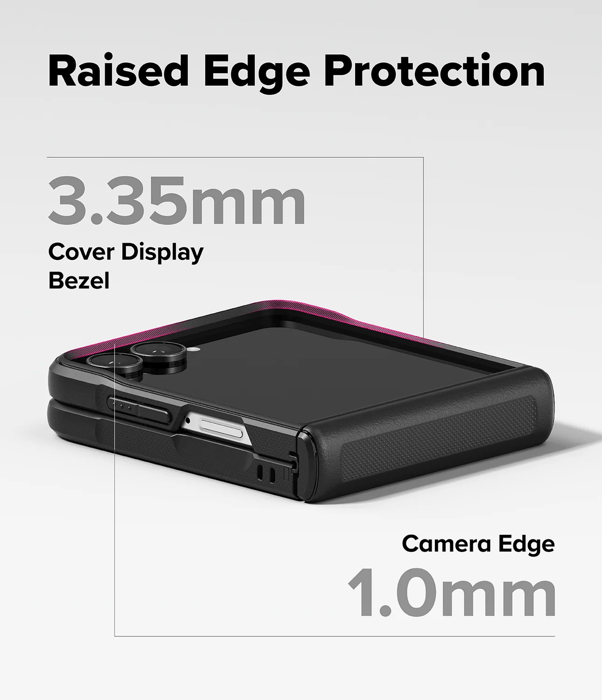 Estuche para Galaxy Z Flip 8 - Ringke Onyx Flap Magnetic - Black