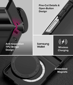 Estuche para Galaxy Z Flip 8 - Ringke Onyx Flap Magnetic - Black