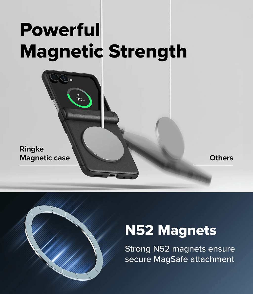 Estuche para Galaxy Z Flip 8 - Ringke Onyx Flap Magnetic - Black