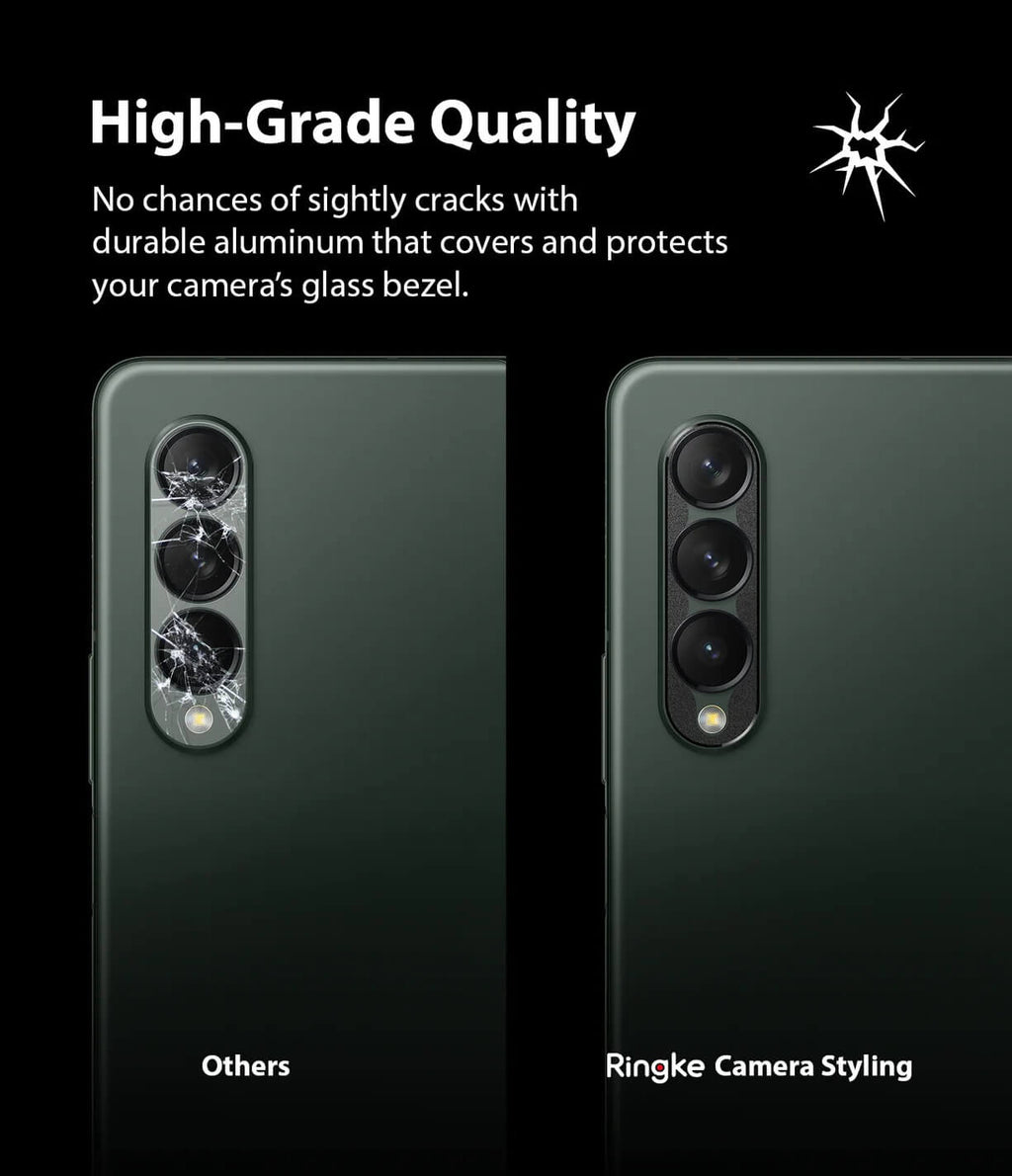Protector de Cámaras para Galaxy Z Fold 3 - Ringke Camera Styling