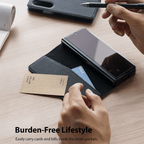 Estuche para Galaxy Z Fold 3 - Ringke Folio Signature EZ Strap - Black