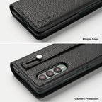 Estuche para Galaxy Z Fold 3 - Ringke Folio Signature EZ Strap - Black