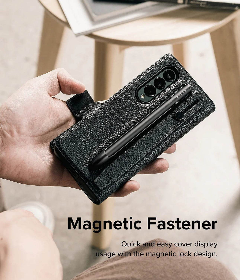 Estuche para Galaxy Z Fold 4 - Ringke Folio Signature EZ Strap Plus