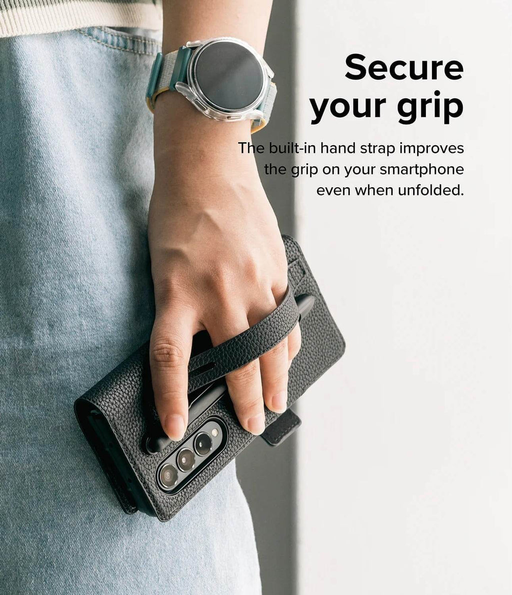 Estuche para Galaxy Z Fold 4 - Ringke Folio Signature EZ Strap Plus