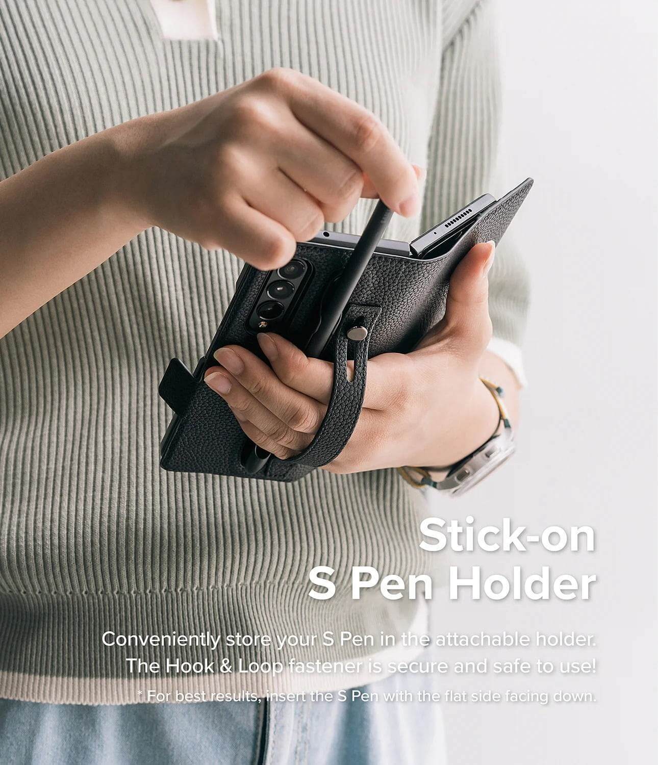Estuche para Galaxy Z Fold 4 - Ringke Folio Signature EZ Strap Plus