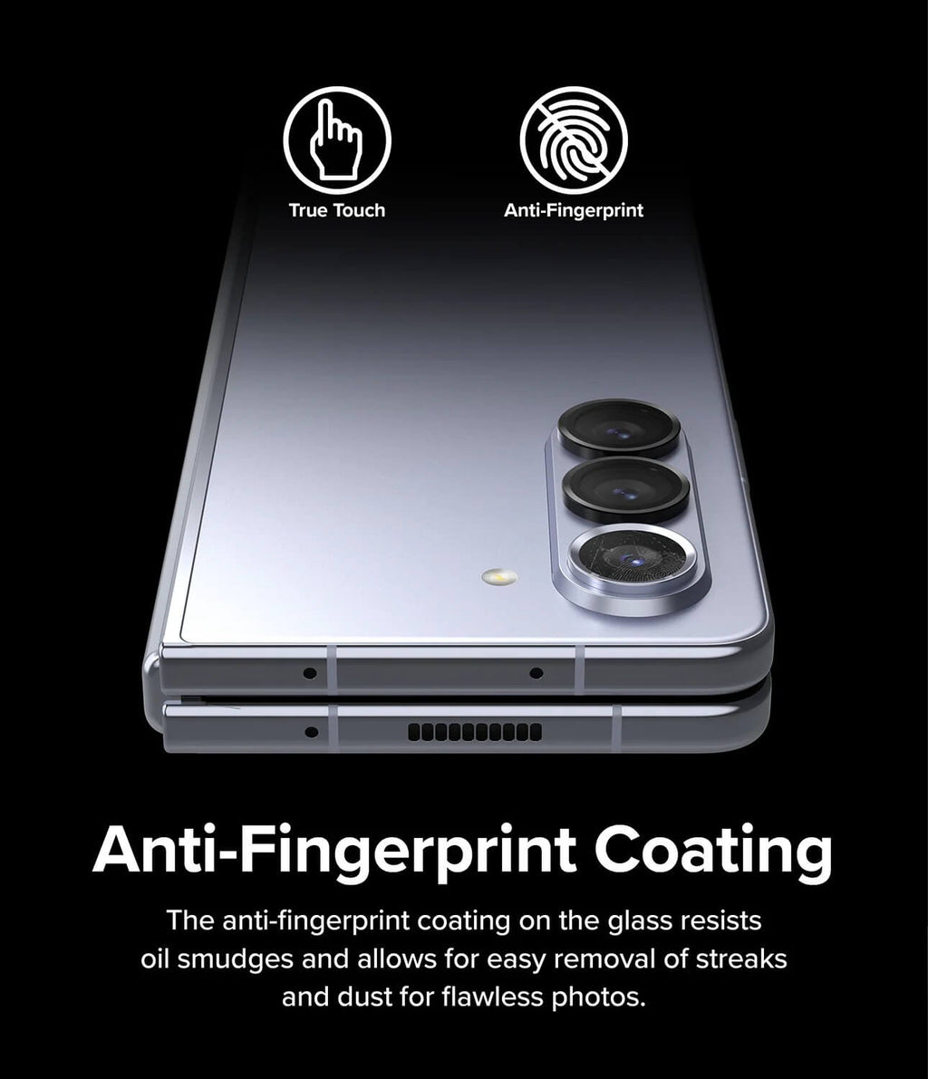 Protector de Cámara para Galaxy Z Fold 5 - Ringke Lens Frame Black