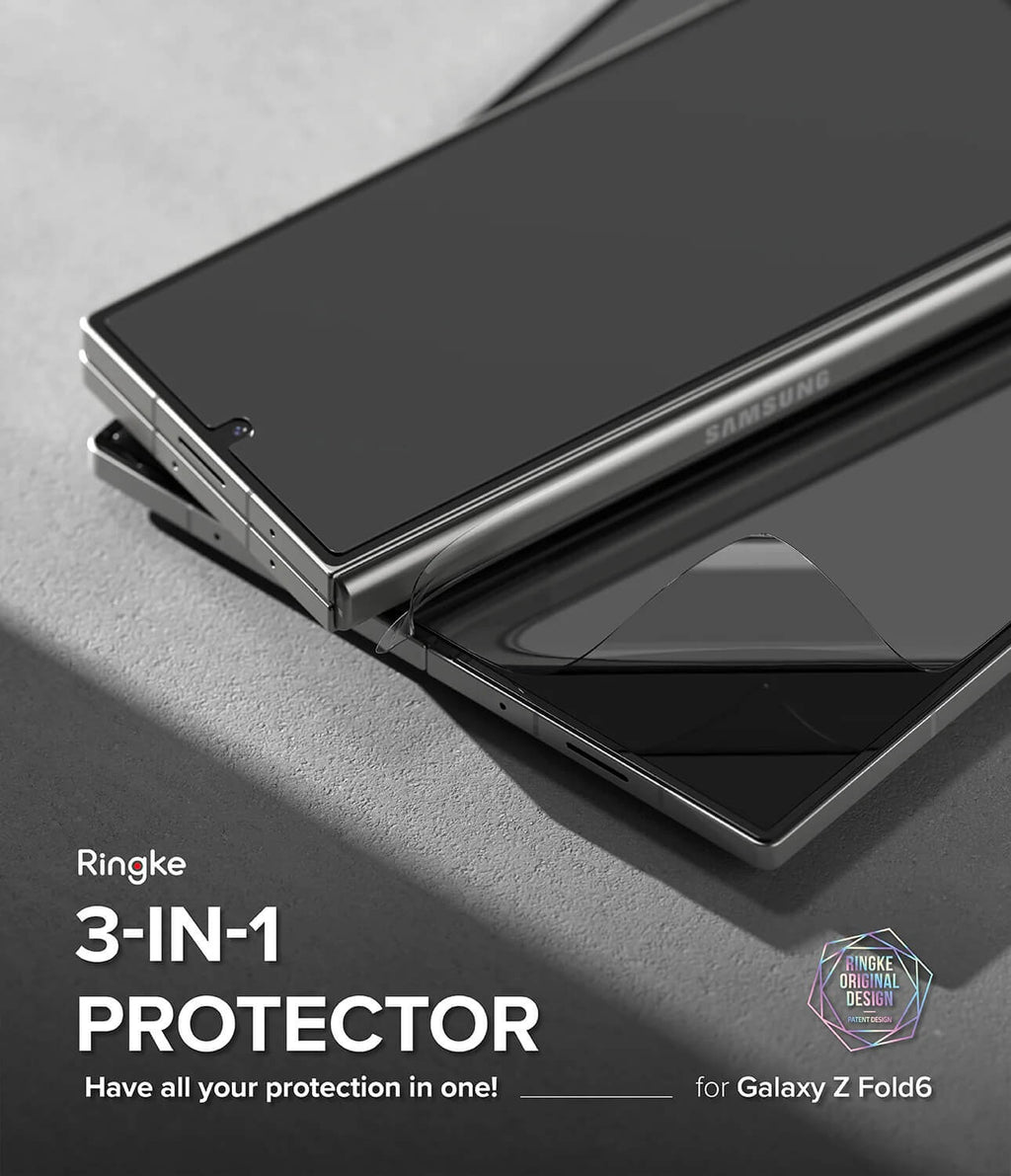 Combo para Galaxy Z Fold 6 - Ringke 3-in-1 Protector