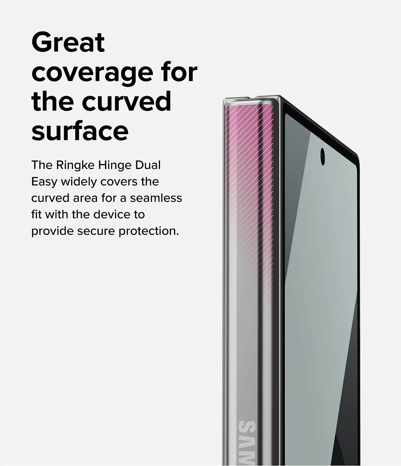 Protector de Esquina para Galaxy Z Fold 6 / Z Fold 5 / Z Fold 4 - Ringke Hinge Dual Easy Film (Pack de 2)