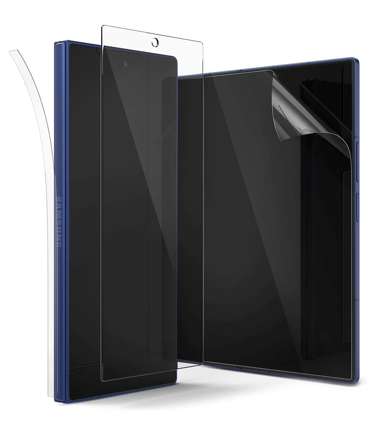 Combo Protector para Galaxy Z Fold 7 - Ringke 3-in-1 Protector Pro Dual Easy Film + Cover Display + Hinge Dual Easy