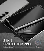 Combo Protector para Galaxy Z Fold 7 - Ringke 3-in-1 Protector Pro Dual Easy Film + Cover Display + Hinge Dual Easy