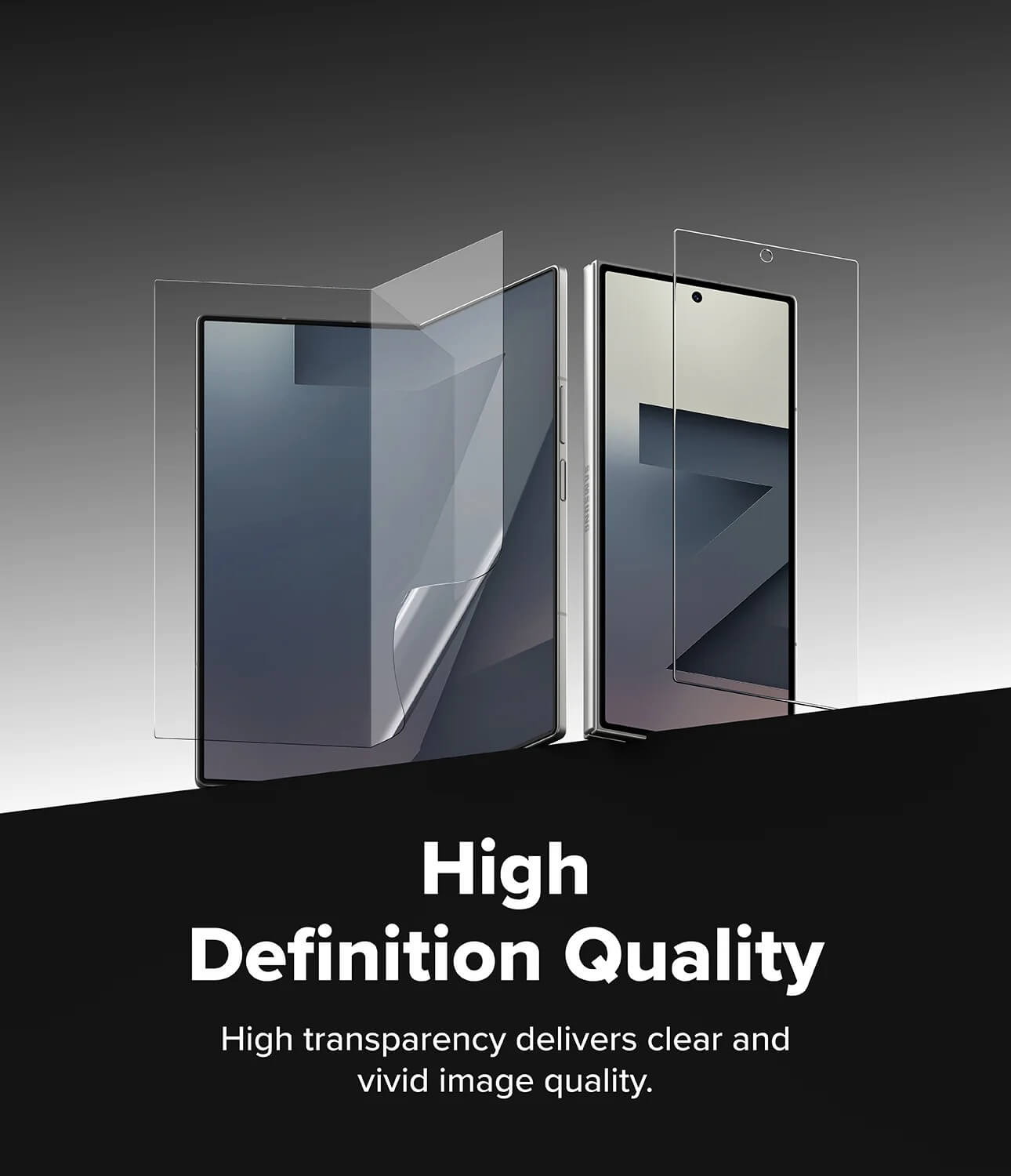 Combo Protector para Galaxy Z Fold 7 - Ringke 3-in-1 Protector Pro Dual Easy Film + Cover Display + Hinge Dual Easy
