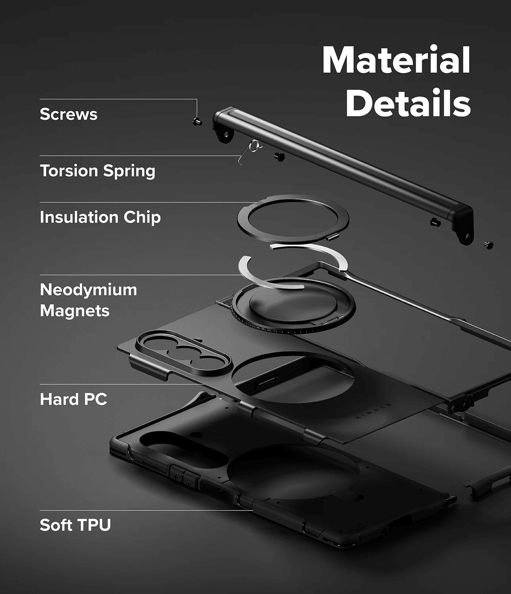Estuche para Galaxy Z Fold 7 - Ringke Alles Negro