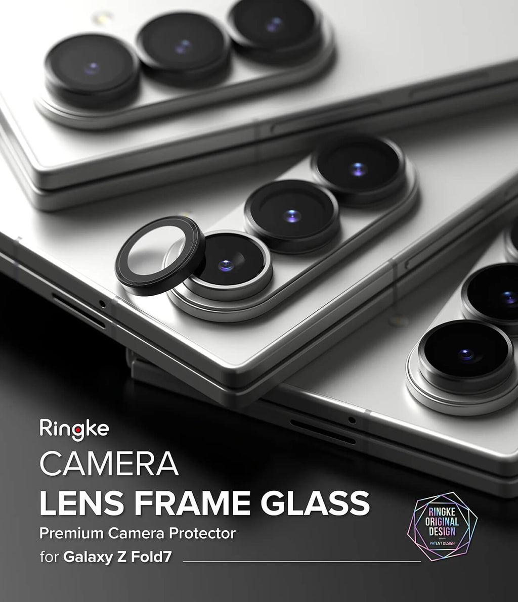 Protector de Cámara para Galaxy Z Fold 7 - Ringke Camera Lens Frame Glass (Pack de 2)