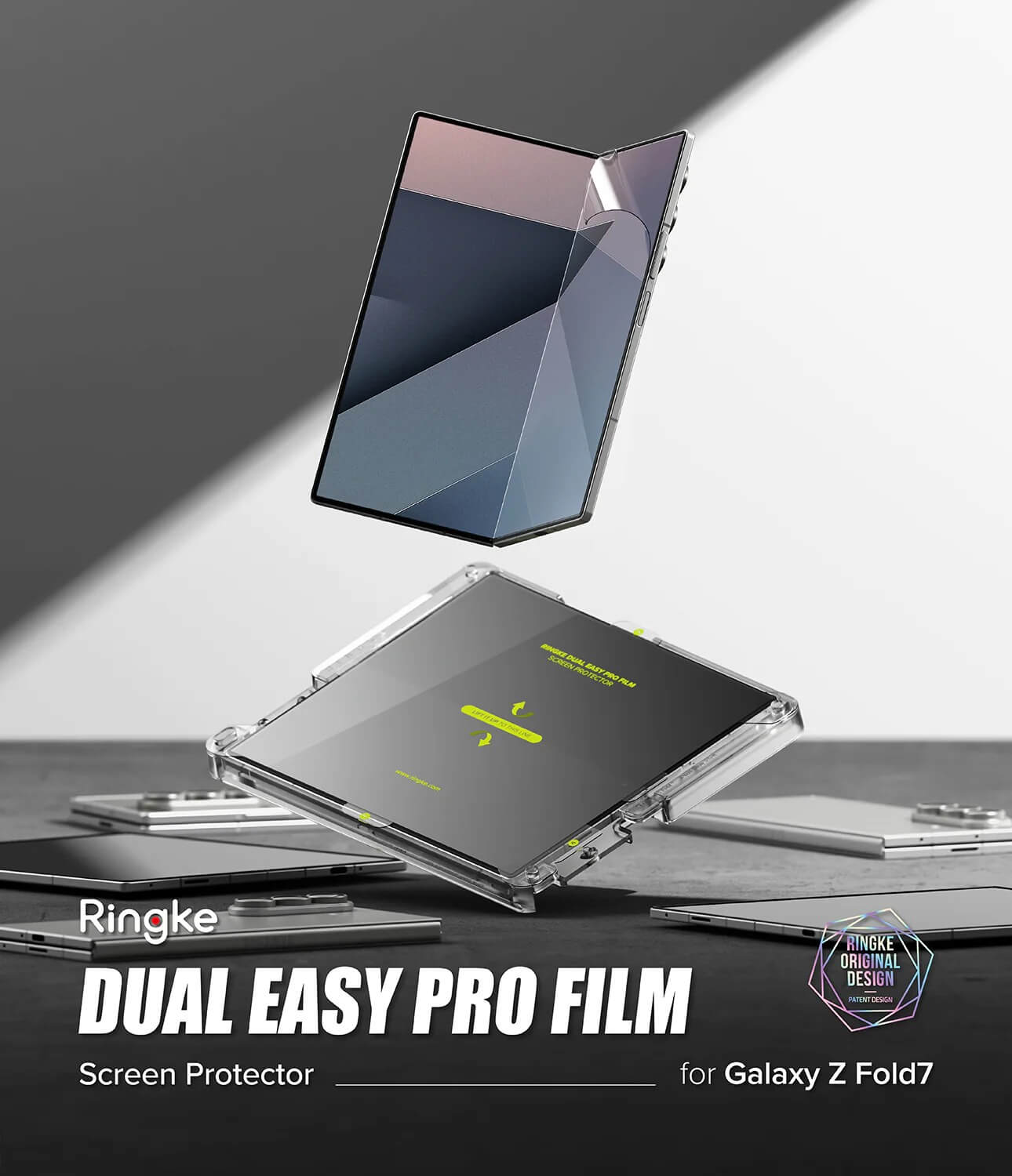 Protector de Pantalla para Galaxy Z Fold 7 - Ringke Dual Easy Film Pro (Pack de 2)