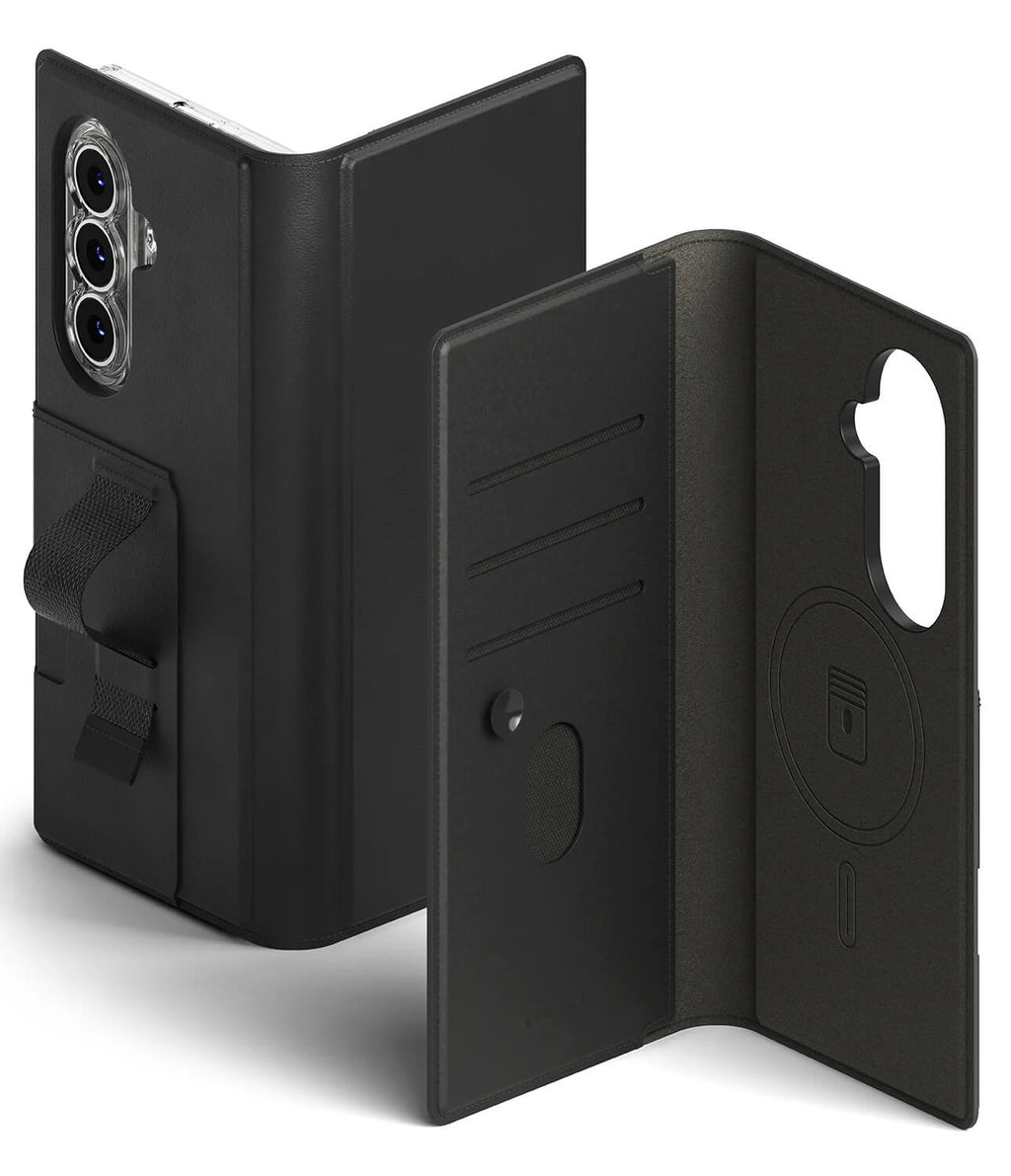 Estuche para Galaxy Z Fold 7 - Ringke Folio Grip Wallet Magnetic Negro