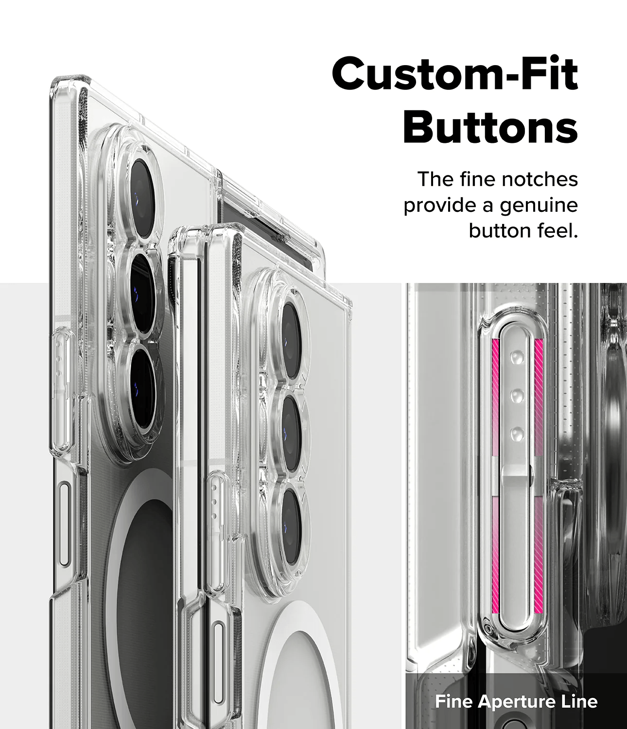 Estuche para Galaxy Z Fold 7 - Ringke Fusion Magnetic Transparente