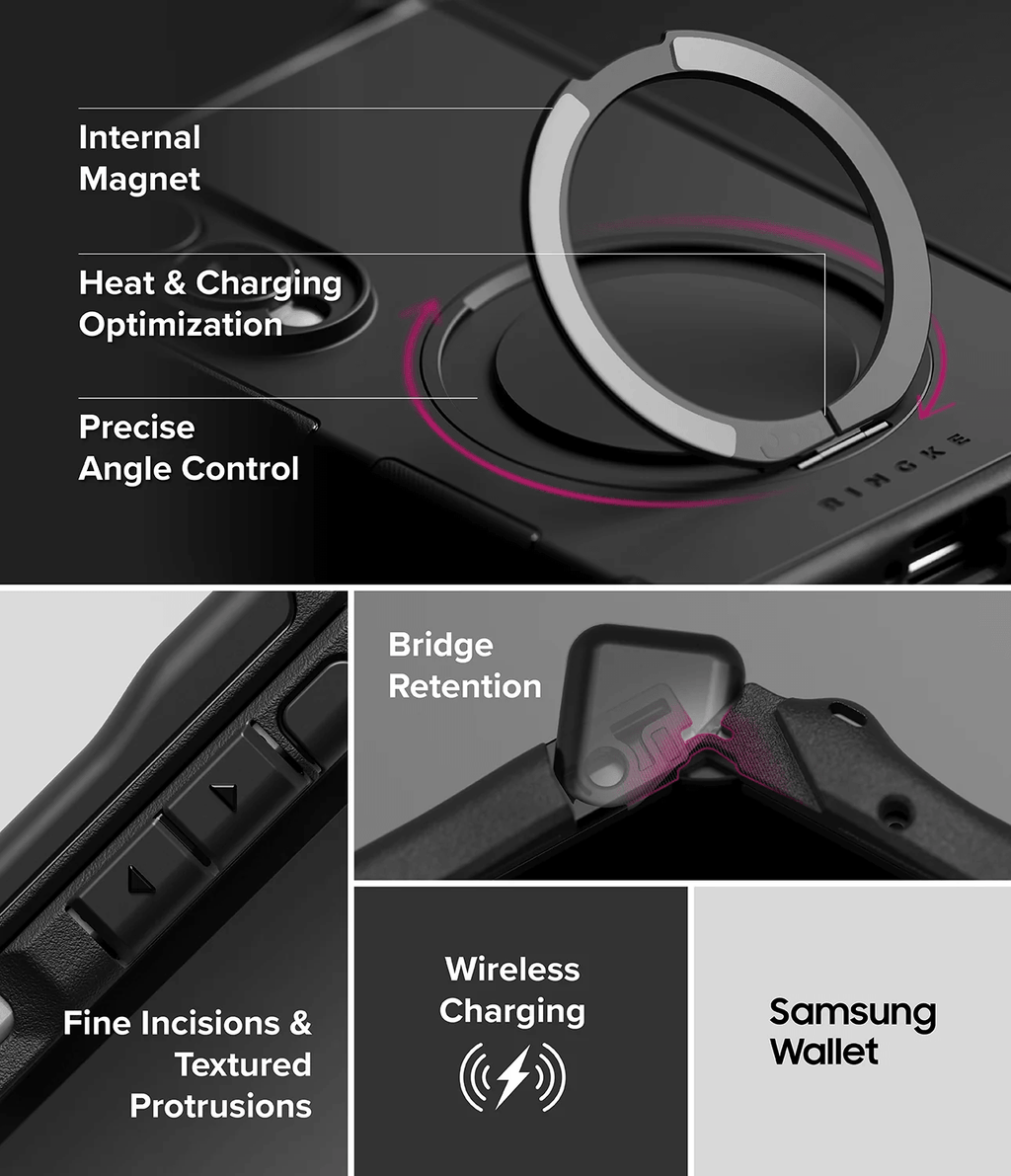 Estuche para Galaxy Z Fold 8 - Ringke Alles - Black