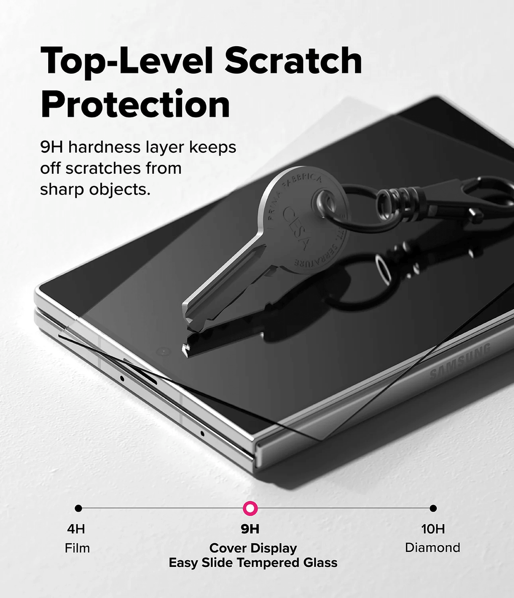 Vidrio Templado para Galaxy Z Fold 8 - RIngke Cover Display Easy Slide Tempered Glass (Pack de 2)
