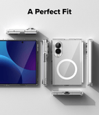 Estuche para Galaxy Z Fold 8 - Ringke Fusion Flap Magnetic - Clear