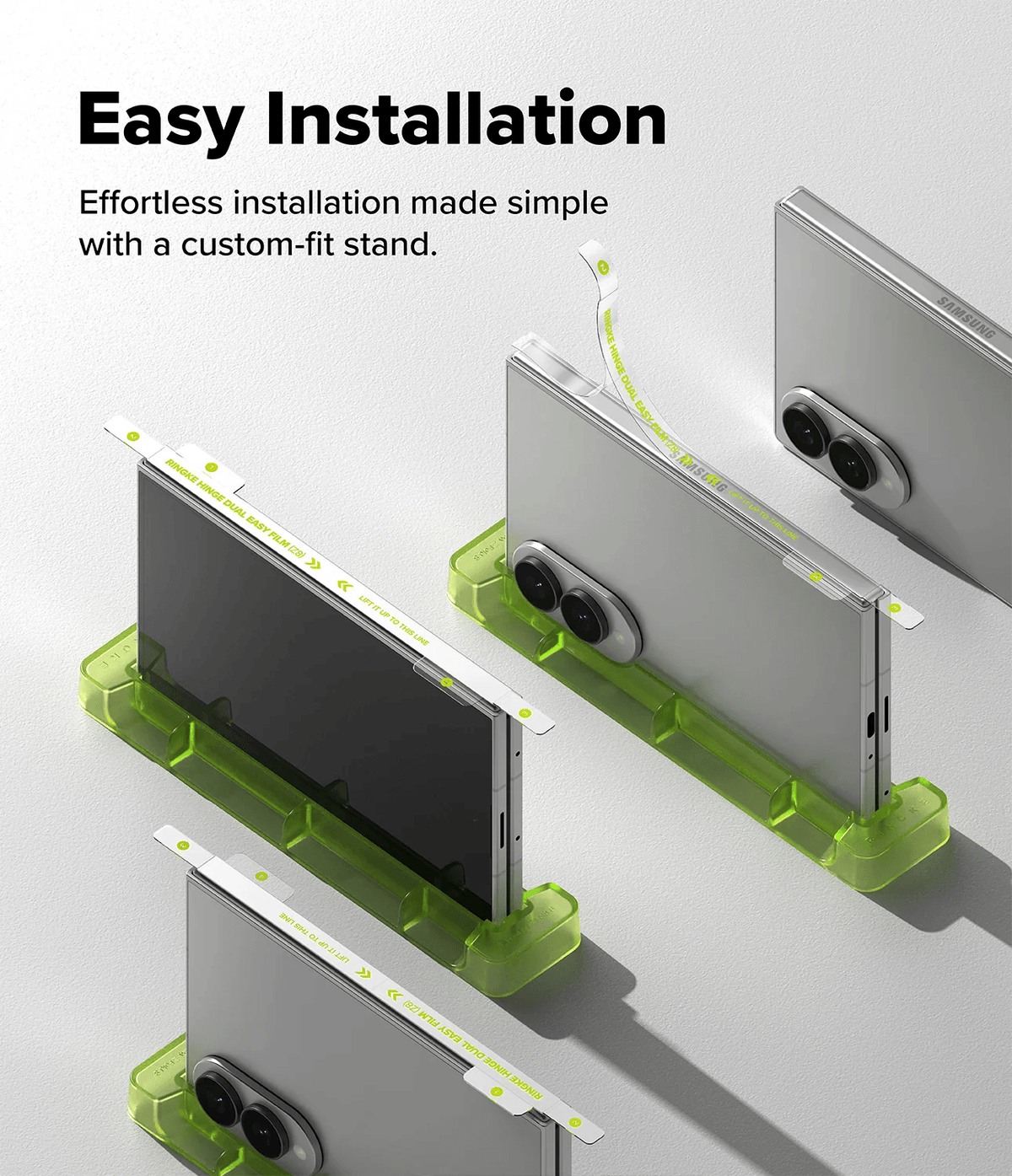 Protector de Bisagra para Galaxy Z Fold 8 - Ringke Hinge Dual Easy Film (Pack de 2)